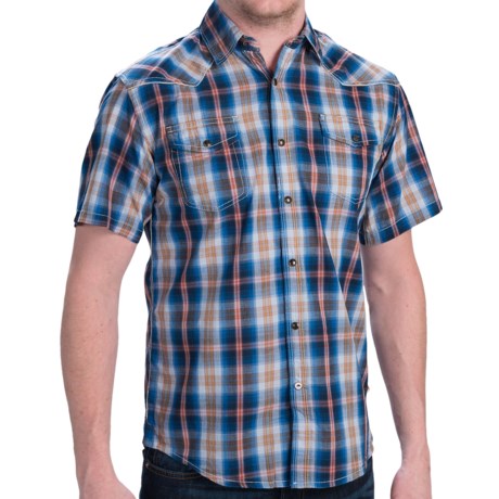 69%OFF メンズカジュアルシャツ ダコタグリズリーBrodiシャツ - （男性用）スナップフロント、ショートスリーブ Dakota Grizzly Brodi Shirt - Snap Front Short Sleeve (For Men)